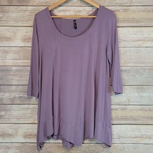 Vision | Lavender Swing Top Tunic XL